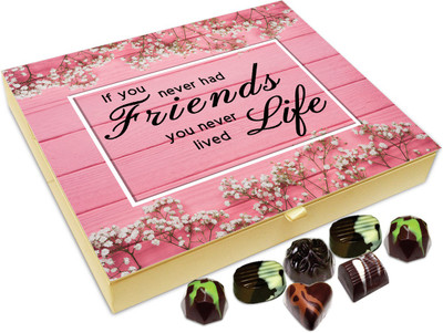 

Chocholik Friendship Gift - Never Had Friends Never Lived Life - 20Pc Truffles(240 g)