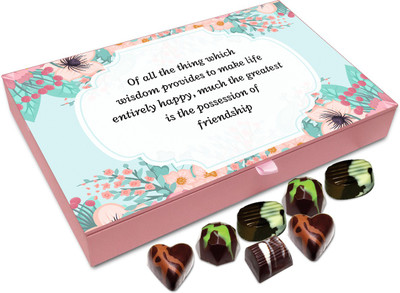 

Chocholik Friendship Gift - Possession Of Friendship - 12Pc Truffles(144 g)