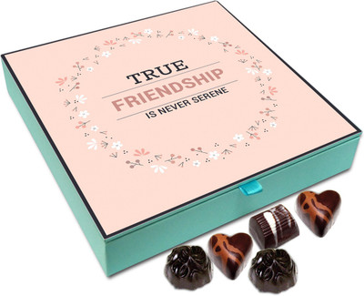 

Chocholik Friendship Gift - True Friendship Is Never Serene - 9Pc Truffles(108 g)