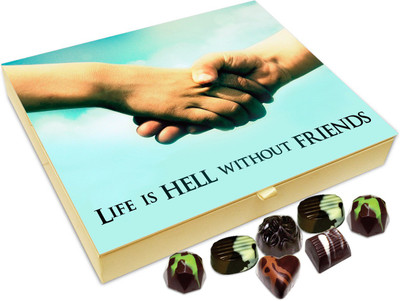 

Chocholik Friendship Gift - Life Is Hell Without Friends - 20Pc Truffles(240 g)