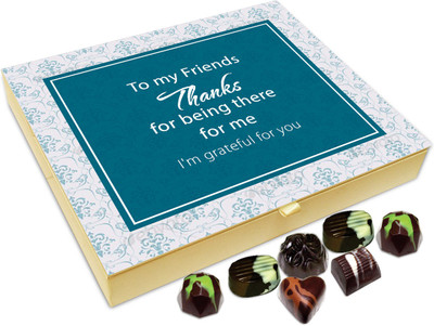 

Chocholik Friendship Gift - To My Friend Thanks For Being There For Me - 20Pc Truffles(240 g)