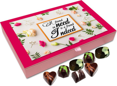

Chocholik Friendship Gift - A Friend In Need Is A Friend Indeed - 12Pc Truffles(144 g)