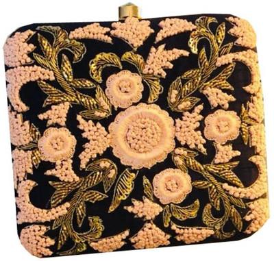 

Craftbazaar Party Black Clutch