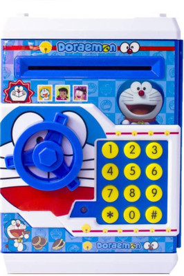 

SHIVA1341 Doraemon ATM Machine Toy for Kids Multi Color Coin Bank(Multicolor)