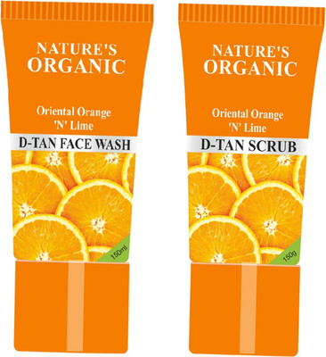 

Nature's d-tan face wash & scrub(Set of 1)