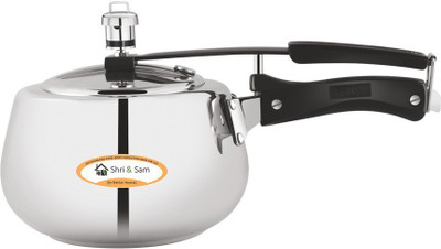 Buy Shri Sam Stainless Steel Cooker with Lid and Ring 5 Liter