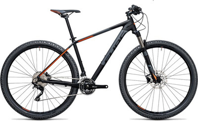 

Cube Attention SLX 2X 29er Deore XT 22Speed Bike For Adults Grey&Orange 29 T Mountain Cycle(21 Gear, Multicolor)