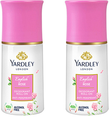 

Yardley London English Rose Deodrant Roll On (Pack Of 2) Deodorant Roll-on - For Women(50 ml, Pack of 2)