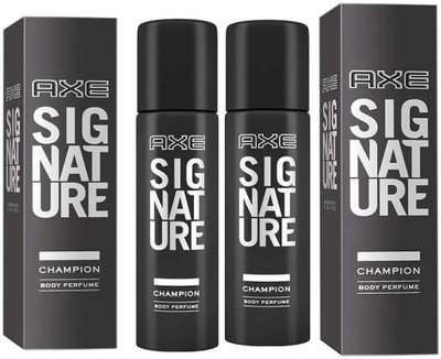 

AXE SIGNATURE CHAMPION BODY PERFUME 122 ML Deodorant Spray - For Men & Women(122 ml, Pack of 2)