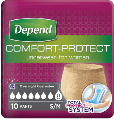 

Depend Comfort Protect for Women - S - M(10 Pieces)