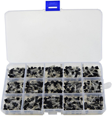 

REES52 600PCS 15Values 40-160V 50-600mA r Transistor Assortment Electronic Components Electronic Hobby Kit