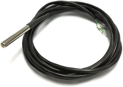 

Robocraze Waterproof DS18B20 Digital Temperature Sensor Probe 100cm Wire Cable for Arduino and Other MCU Temperature Sensor and Controller Electronic Hobby Kit
