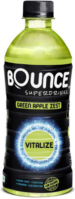 

Bounce Superdrink VITALIZE-GREENAPPLEZES Energy Drink(500 ml, No Flavored)