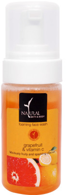 

Natural Bath & Body Grapefruit & Vitamin C Foming Face Wash(100 ml)