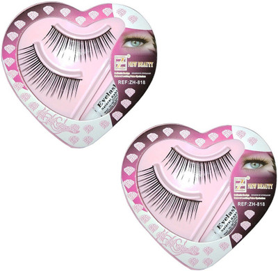 

Whinsy Soft Natural Black Thick Long False Eyelashes Makeup Extension (Pack Of 4) Pair Fake Eyelashes(Pack of 2)