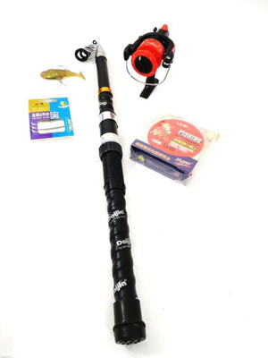 

Guru Kripa DAIJIA RED N BLACK FISHING SET DAIJA RED N BLACK 270 Black, Red Fishing Rod(270 cm, .800, Black, Red)