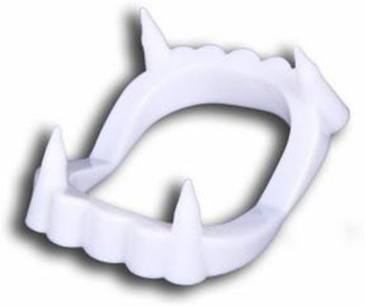 

Oxytrends TH1 Halloween Plastic Luminous Vampire Teeth (pack of 12) white. Gag Toy(White)