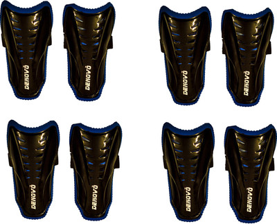 

DeNovo Club Football Shin Guard Large Size (4 Pairs) Football Shin Guard(, Black