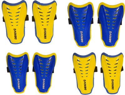 

DeNovo Club Football Shin Guard Large Size (4 Pairs) Football Shin Guard(, Blue, Yellow