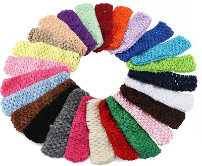 

Tinksky Different Colors Baby Girls Toddler Elastic Crochet Hairbands Headbands Hair Bands 24pcs Hair Band(Multicolor)
