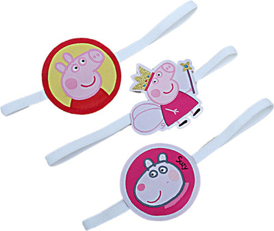 

Dchica Set of 3 Peppa Pig & Suzy Head Band(Multicolor)