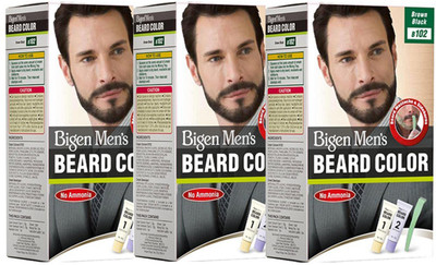 

Bigen Men's Beard Colour ( 20g + 20g each ) | Combo Pack / Set Of 3 Ammonia Free Beard Hair Color(B102 - Brown Black)