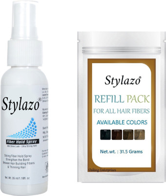 stylazo hair building fiber toppik 27 5g black color with hair fiber hold spray 50ml 27 5 g Best Price in India as on 2023 January 27 - Compare prices & Buy stylazo hair building fiber toppik 27 5g black color with hair fiber hold spray 50ml 27 5 g Best Price in India as on 2023 January 27 - Compare prices & Buy
