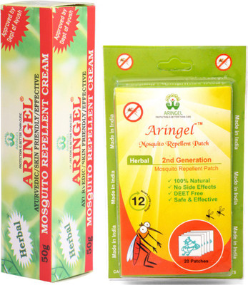 

Aringel Mosquito Repellent Patch 2nd Gen (Pack of 20 Pcs) ,Mosquito Repellent Cream(Pack of 2)