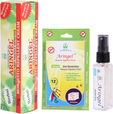 

Aringel Mosquito Repellent Patch 2nd Gen (Pack of 10 Pcs) , Afterbite ,Mosquito Repellent Cream(Pack of 3)