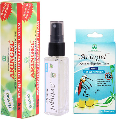 

Aringel Mosquito Repellent Patch 1st Gen (Pack of 20 Pcs) , Afterbite ,Mosquito Repellent Cream(Pack of 3)