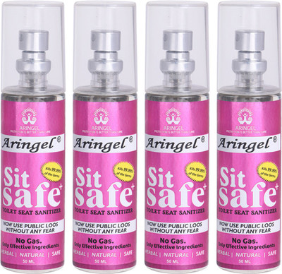 

Aringel Sit Safe - Toilet Seat Sanitizer- Set of 4(Pack of 4)