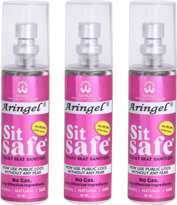 

Aringel Sit safe Toilet Seat Sanitizer 3pcs(Pack of 3)