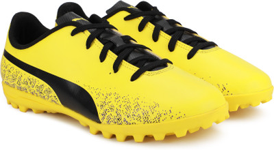 

Puma Boys & Girls Lace Football Shoes(Yellow, Blazing yellow-puma black