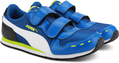

Puma Boys & Girls Velcro Sneakers(Blue, Lapis blue-nrgy yellow-puma black-puma white