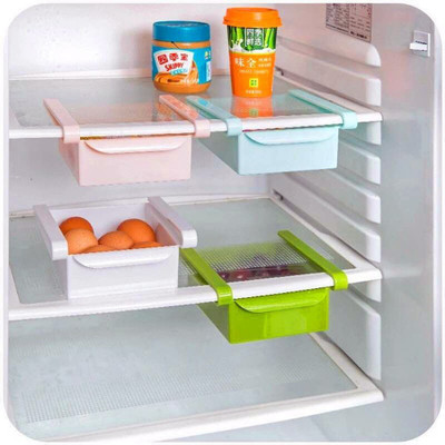 

Bluzon Stylish Fridge Rack / Storage Rack, Plastic Kitchen Rack(Green)