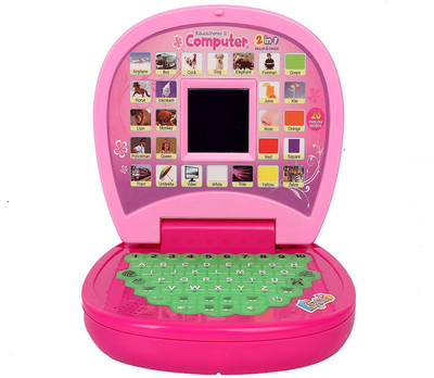 

Apx Toys Educational English Learner Computer Laptop For Kids(Pink)