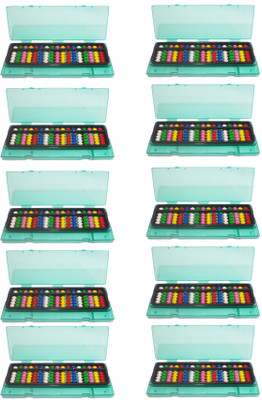Djuize 17 Rod Multicolor Abacus & Box Set Of 10(Multicolor)