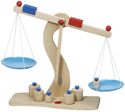 

Goki Balance with metal dishes(Multicolor)