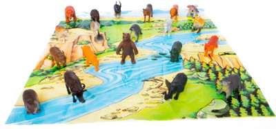 

Toyvala 20 Piece Wild Animal Set(Multicolor)