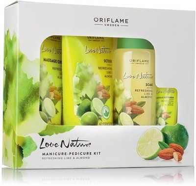 

Oriflame Sweden love nature manicure pedicure kit(465 ml, Set of 4)
