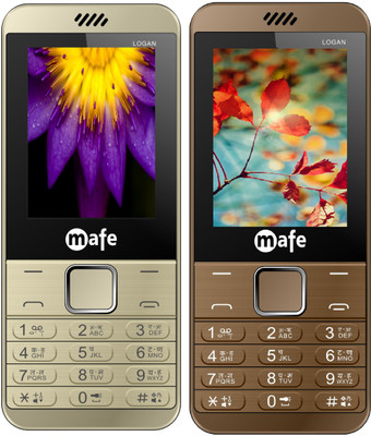 

Mafe Logan Combo of Two Mobiles(Gold&Coffee)