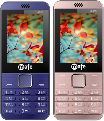 Mafe Logan Combo of Two Mobiles(Blue&Rose Gold)