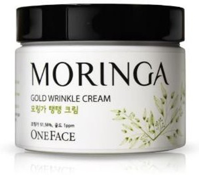 

One Face Moringa Gold Wrinkle Cream With Moringa Water & Actual K Gold For Professional Wrinkle Care(100 ml)