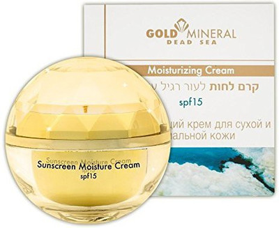 

Gold Mineral Dead Sea Moisturizing Cream Spf For Normal To Dry Skin Enriched With Dead Sea Minerals(100 ml)