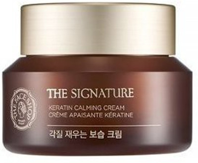 

The Face Shop The Signature Keratin Calming Cream For Skin Conditioning Soothing Rough Skin(100 ml)