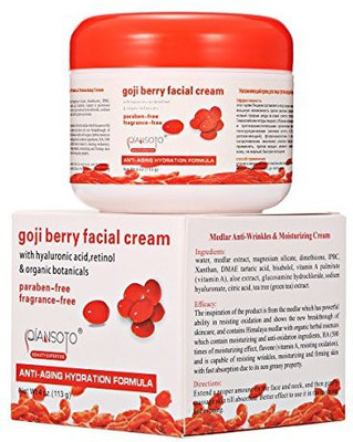 

LuckyFine Goji Face Cream Wolfberry Multi Effect Anti Aging Anti Wrinkle Anti Oxidant Goji Berry Whitening Cream G(100 g)