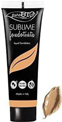 

Yumi Bio Shop Purobio Liquid Foundation Anti Aging Effect Matte Effect Color Organic Vegan Nickel Tested Made In Italy(100 ml)