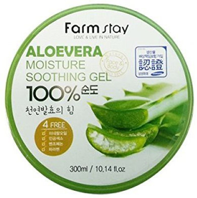 

FARMSTAY Farm Stay Aloe Vera Moisture Soothing Gel For Men And Woman Aloe Vera For Dry Skin Facial Treatment Moisturisers Day Care Gels(300 ml)