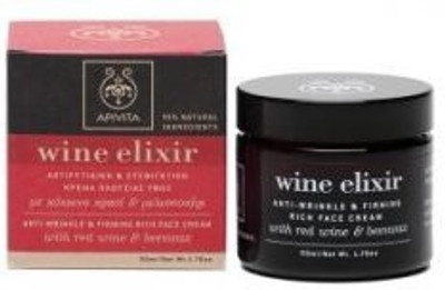 APIVITA SA Apivita Wine Elixir AntiWrinkle & Firming Rich Texture Face Cream By Apivita SA(100 ml)