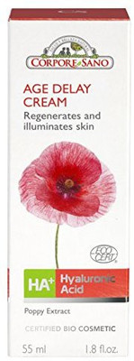 

Corpore Sano Ha Hyaluronic Acid Age Delay Facial CreamCertified OrganicNo ParabensPegsSiliconesImported From Spain(55 ml)